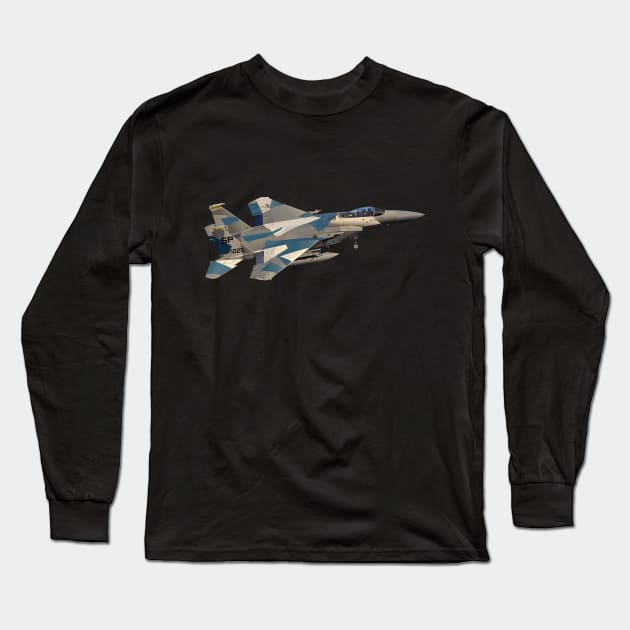 F15 Eagle wo txt Long Sleeve T-Shirt by twix123844